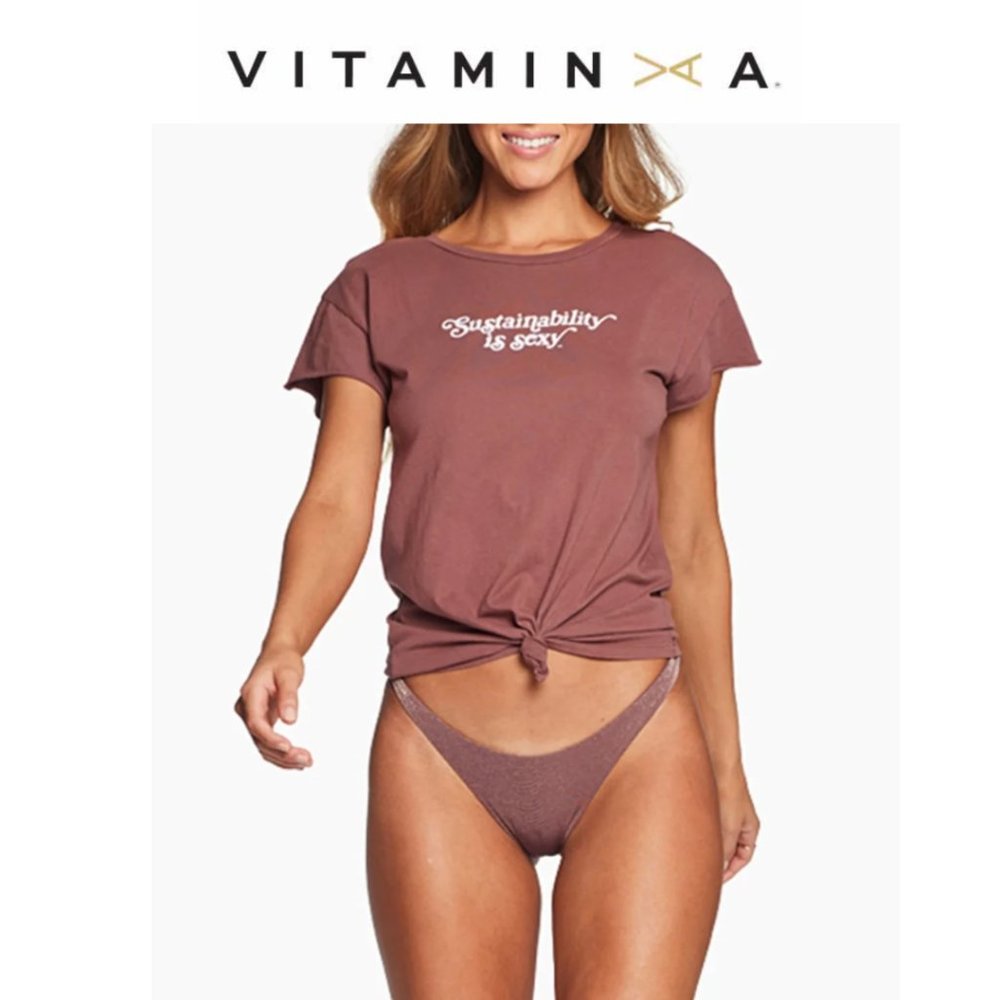 Vitamin A Sustainability is Sexy Organic Tee